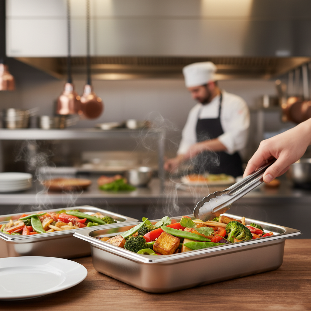 Gastronorm Pan (GN Pan)with Lid – 100mm Depth (1/3 Size) |