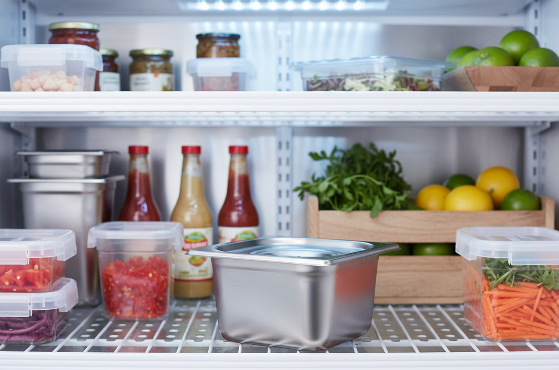 Gastronorm Pan (GN Pan) with Lid – 100mm Depth (1/6 Size)