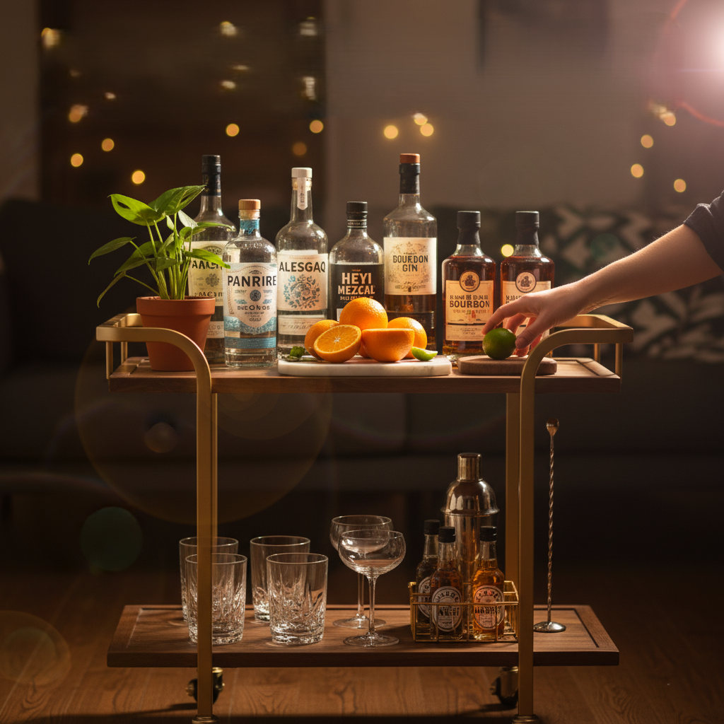 Bar Cart Makeover: Tips and Tricks for Styling Your Home Drink Station