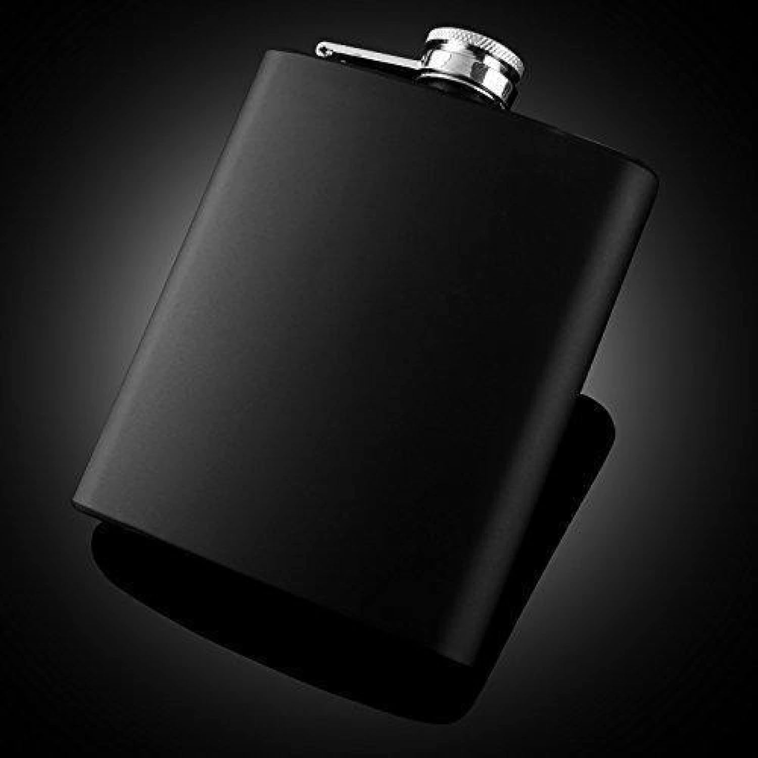 Matte Black Hip Flask – 8oz (230ml), 1 piece