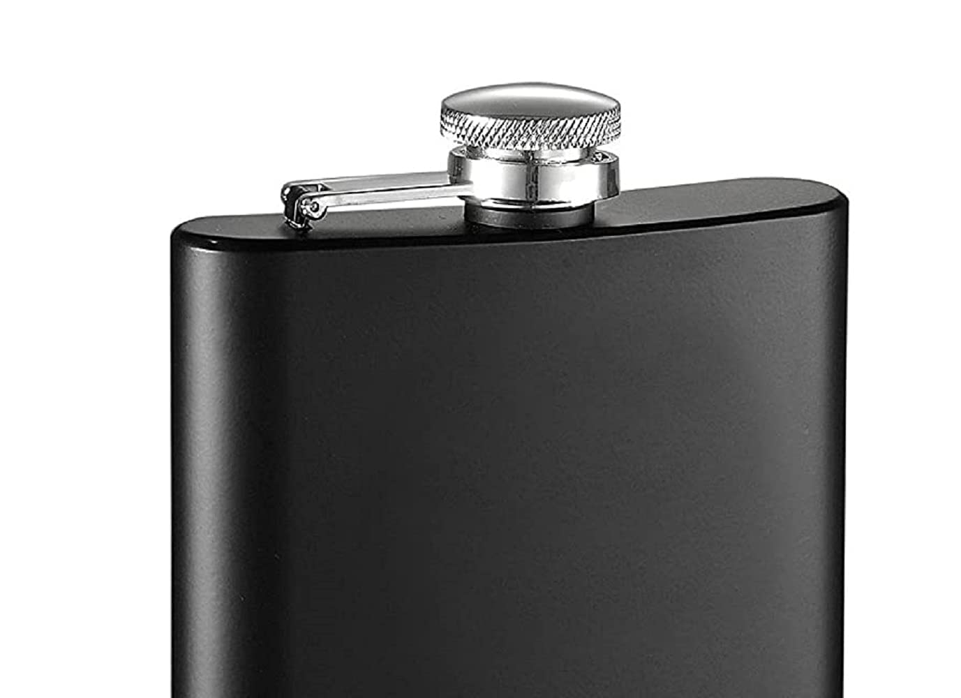 Matte Black Hip Flask – 8oz (230ml), 1 piece