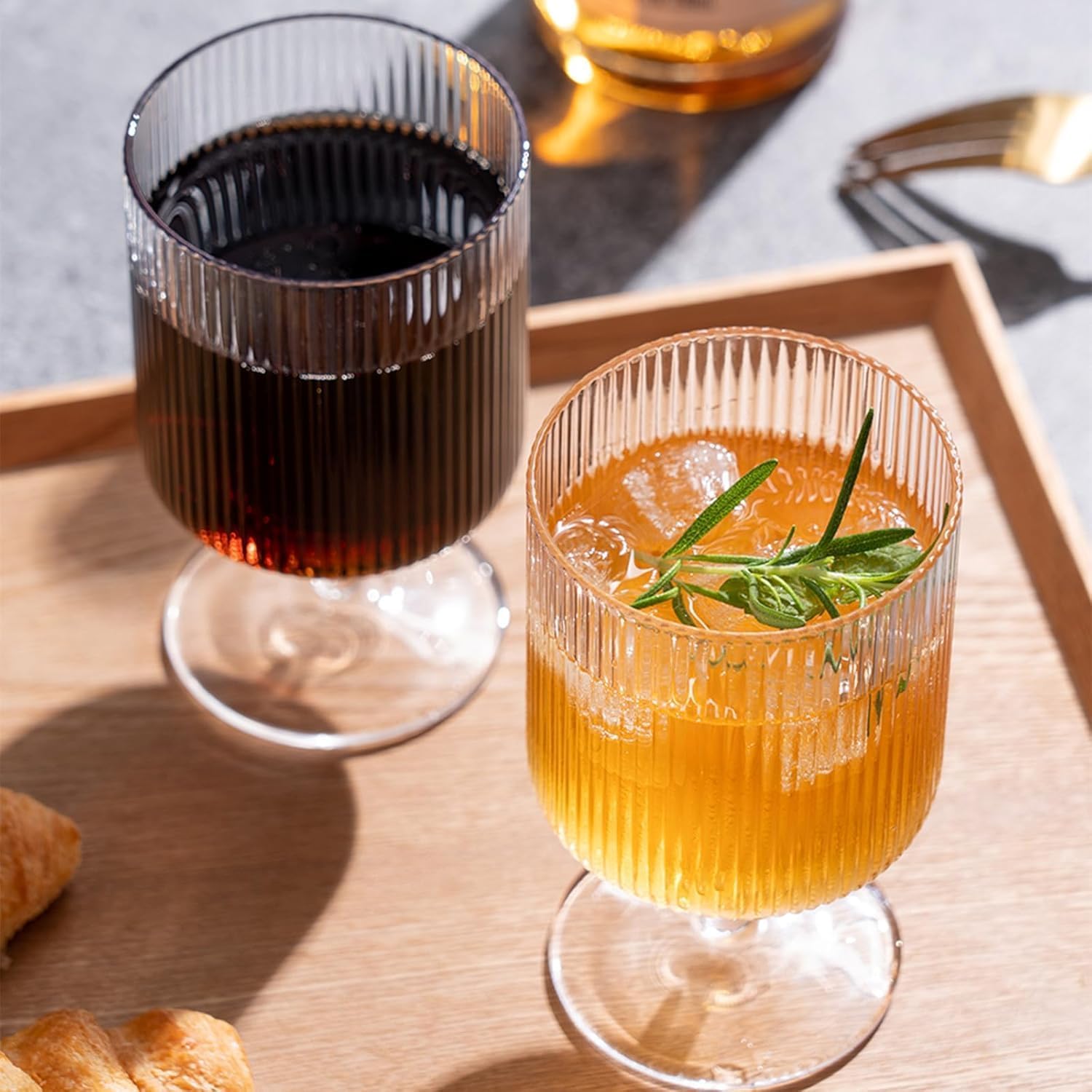 Ribbed Cocktail Glass set of 4  – 280 ml