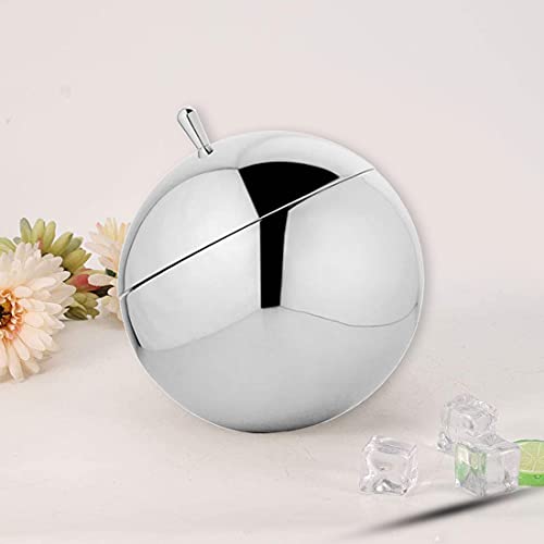 Stainless Steel Ball Ice Bucket (1500ml) with Tong