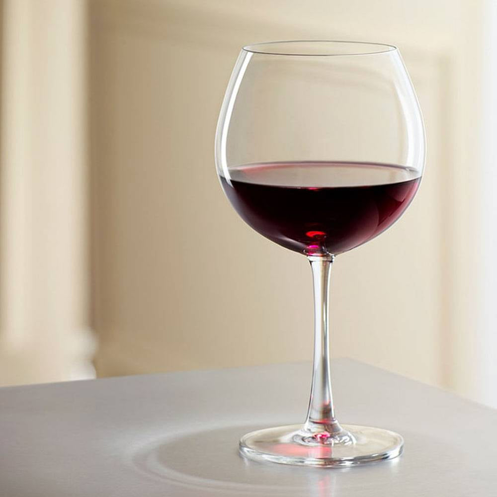 Burgundy Wine Glass set of 6,650ml