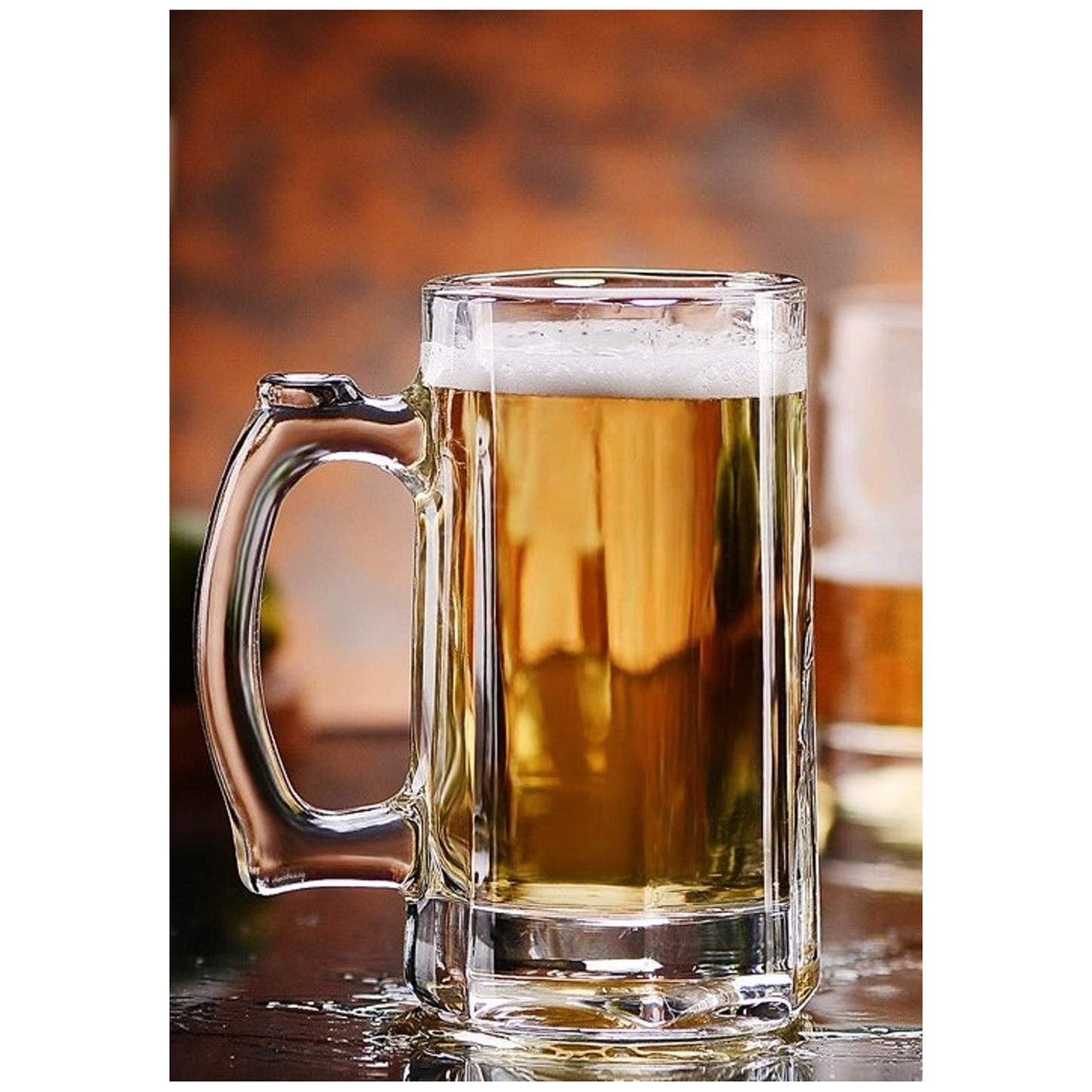 Hunter Glass Beer Mug set of 6