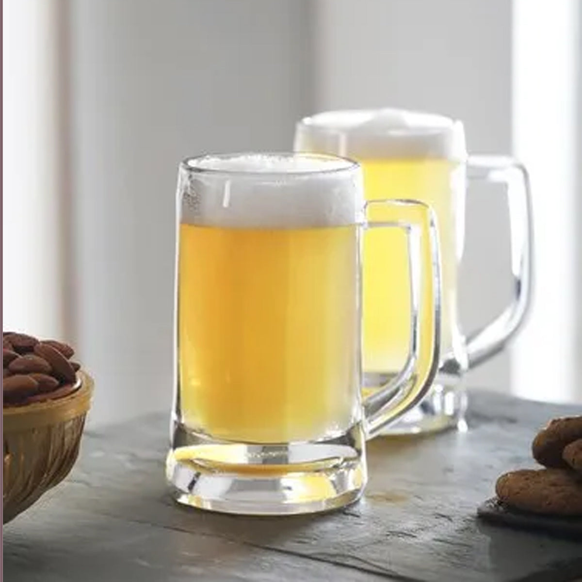 Premium Munich Beer Mug set of 6 , 375 ml