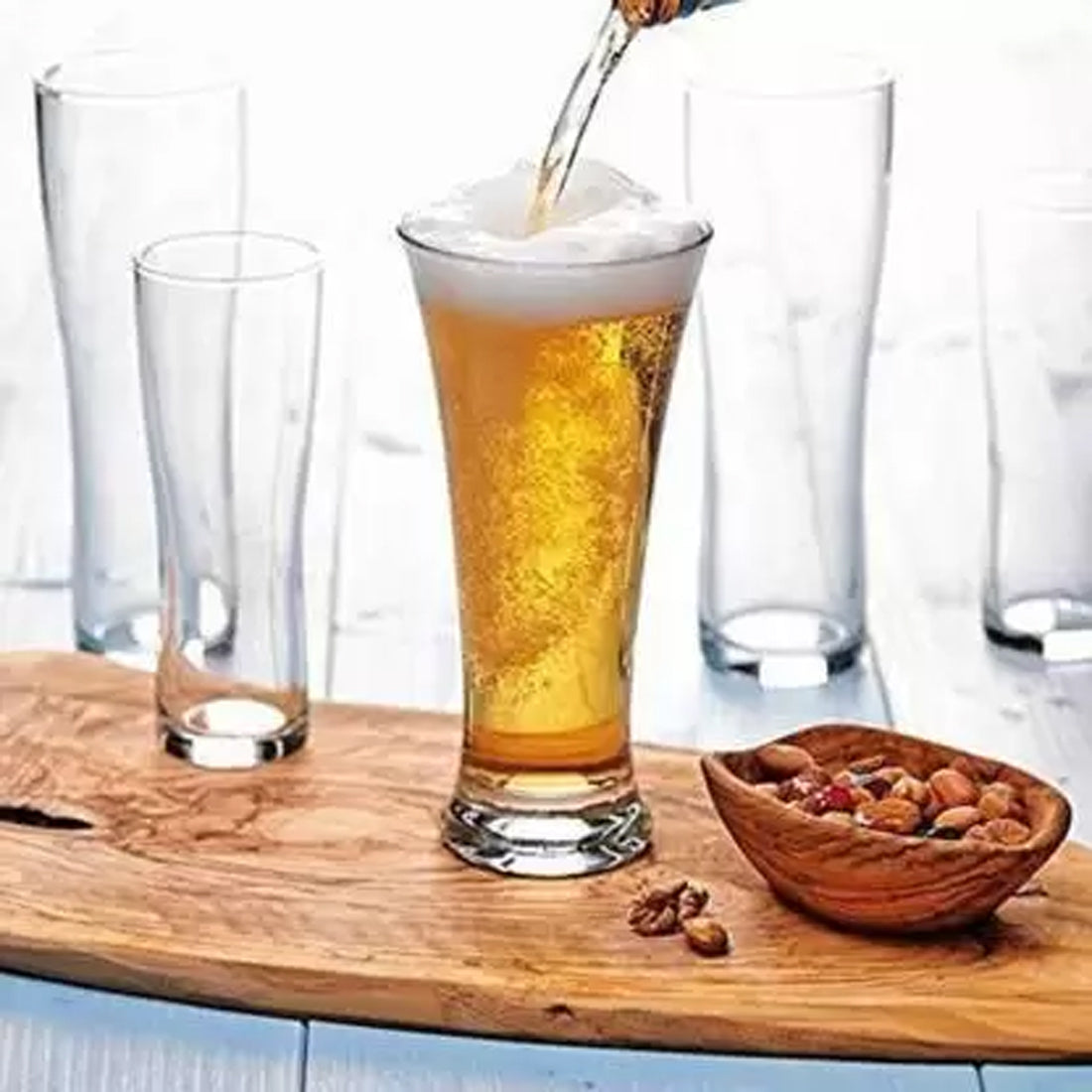 Pilsner Beer Glass set of 6, 350 ml