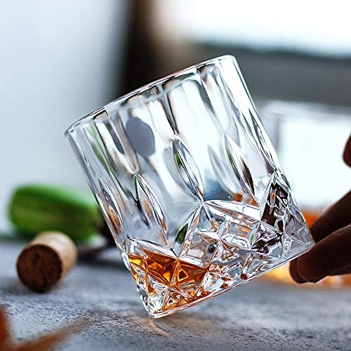 Luxury Diamond-Cut Whiskey set of 6