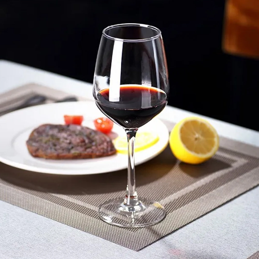 Classic Elegant Wine Glass Set of 6, 360ml