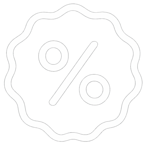 discount icon white