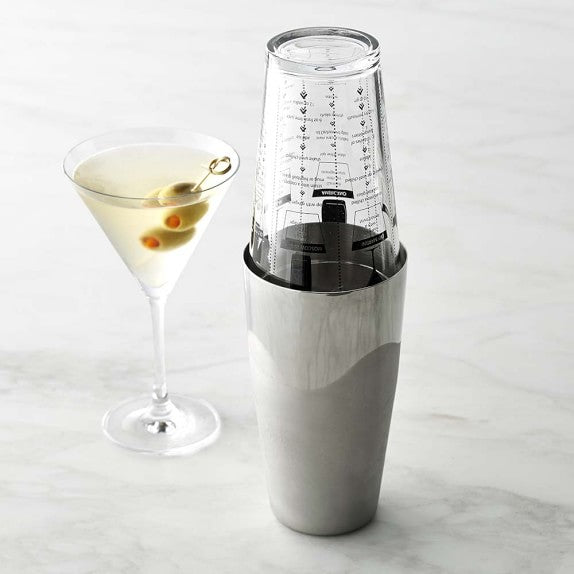 Boston Shaker with Recipe Glass